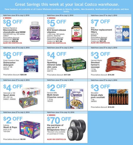 Costco Weekly Handout Instant Savings East Coupons (June 27 - July 3)