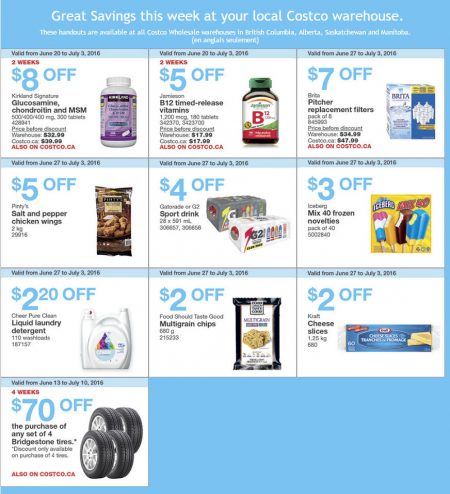 Costco Weekly Handout Instant Savings West Coupons (June 27 - July 3)