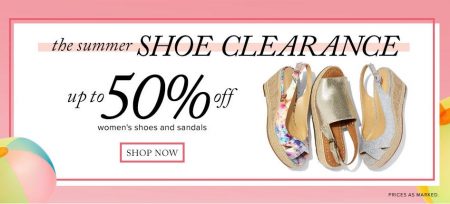 Hudson's Bay Summer Shoe Clearance - Up to 50 Off Women's Shoes and Sandals