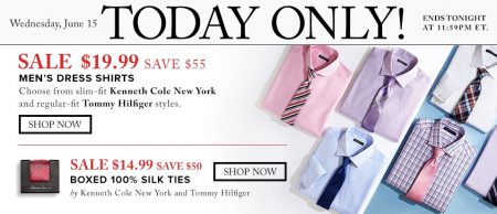 Hudson's Bay Today Only - $19.99 for Men's Dress Shirts - Save $55 (June 15)