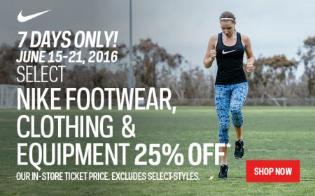 Sport Chek 25 Off Select Nike Footwear, Clothing and Equipment (Until June 21)