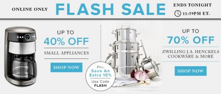 TheBay Flash Sale - Up to 40 Off Small Appliances, Up to 70 Off Cookware (June 8)