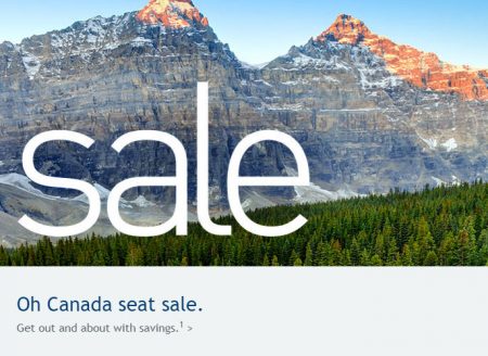 WestJet Oh Canada Seat Sale (June 28-30)