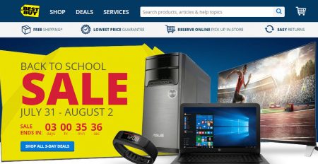 Best Buy Back to School Sale (July 31 - Aug 2)