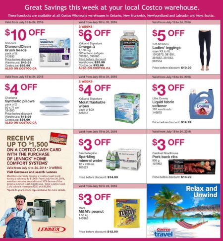 Costco Weekly Handout Instant Savings East Coupons (July 18-24)