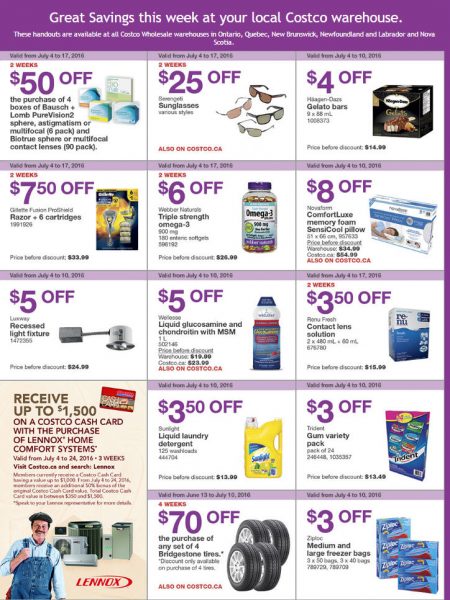 Costco Weekly Handout Instant Savings East Coupons (July 4-10)