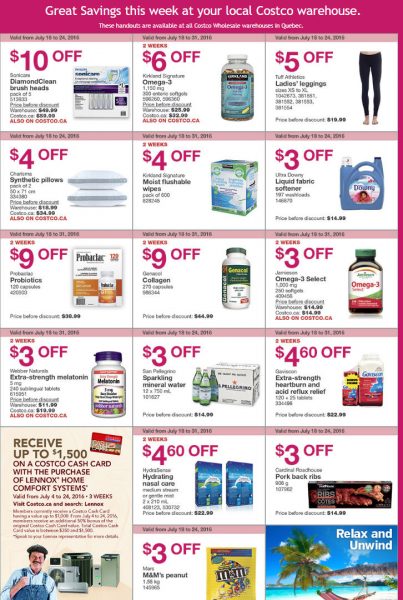 Costco Weekly Handout Instant Savings Quebec Coupons (July 18-24)