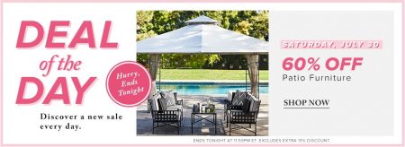 Hudson's Bay Deal of the Day - 60 Off Patio Furniture (July 30)