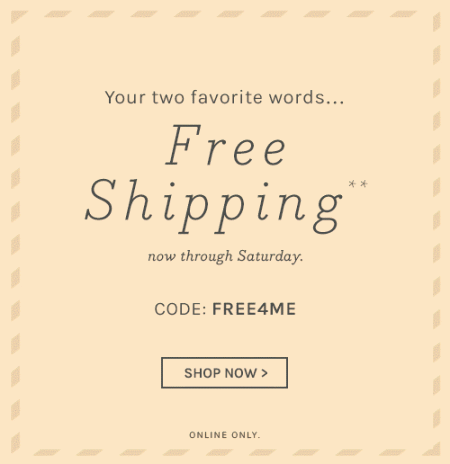 Naturalizer Free Shipping + Markdowns up to 70 Off (July 28-31)