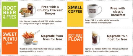 A&W Canada New Printable Coupons + Free Root Beer Coupon (Until Aug 14)