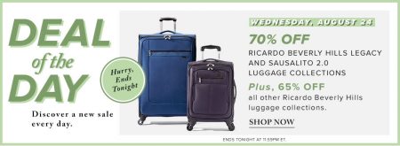 Hudson's Bay Deal of the Day - 70 Off Luggage Set (Aug 24)