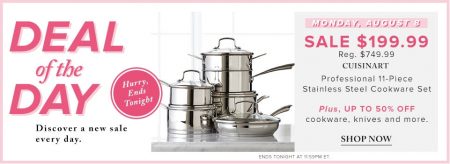 Hudson's Bay Deal of the Day - 73 Off 11-Piece Stainless Steel Cookware Set (Aug 8)