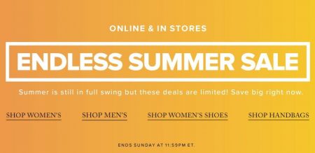 Hudson's Bay Endless Summer Sale (Until Aug 14)