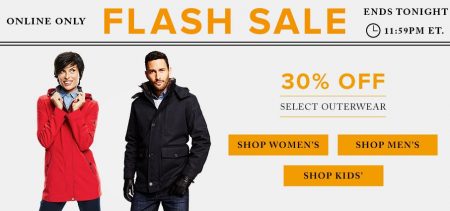 Hudson's Bay Flash Sale - 30 Off Outerwear (Aug 31)