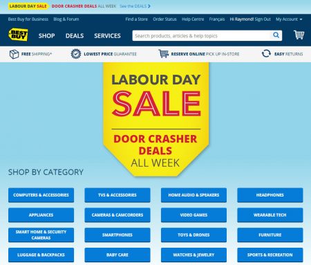 Best Buy Labour Day Sale - Door Crasher Deals All Week