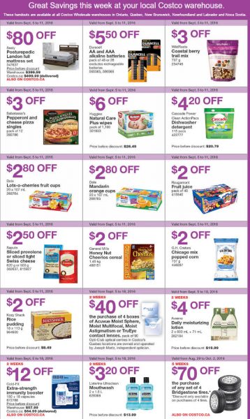 Costco Weekly Handout Instant Savings East Coupons (Sept 5-11)