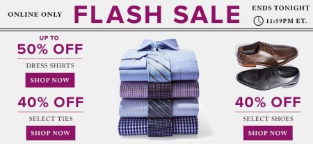 TheBay.com Flash Sale - Up to 50 Off Dress Shirts, Up to 40 Off Ties and Shoes (Sept 7)