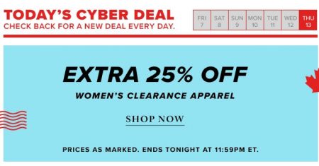 thebay-todays-cyber-deal-extra-25-off-womens-clearance-apparel-oct-13