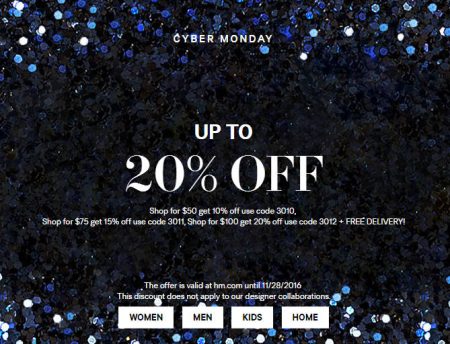 hm-cyber-monday-up-to-20-off-nov-28