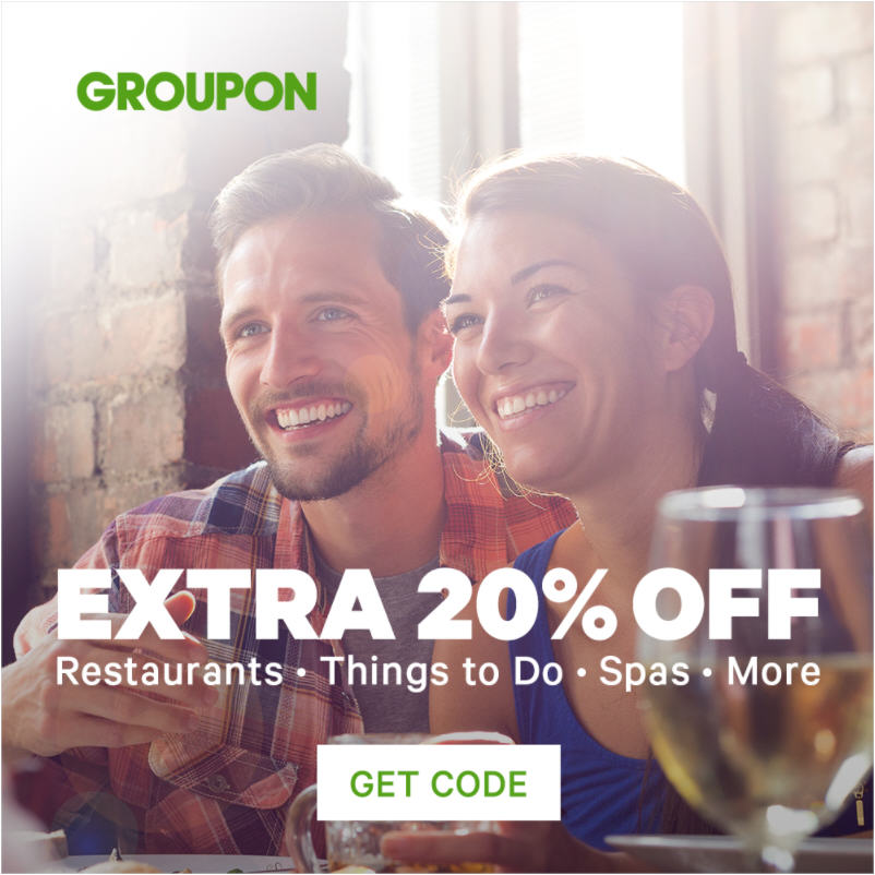 Groupon.com: Today Only – Extra 20% Off Local Deals Promo Code (Aug )