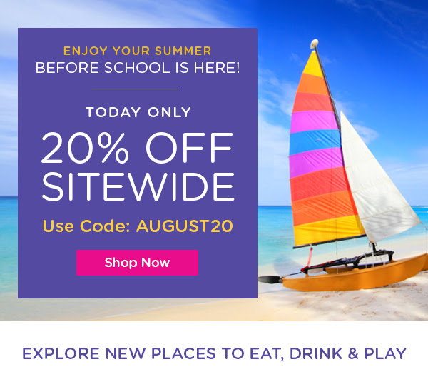 LivingSocial.com: Today Only – Extra 20% Off Sitewide Promo Code (Aug 3)