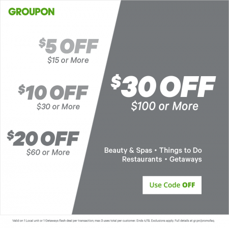 Groupon.com: Buy More, Save More - Up to Extra $30 Off Promo Code (Apr ...